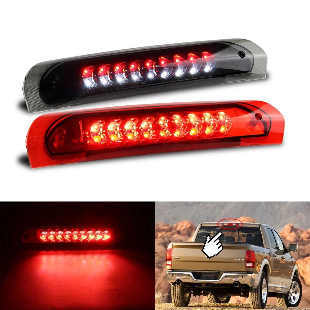 1PCS Car LED Third Brake Light Mount Stop Lamp Rear 3rd Signal Light For Dodge RAM 1500 2002-2008 For RAM 2500 3500 2003-2009