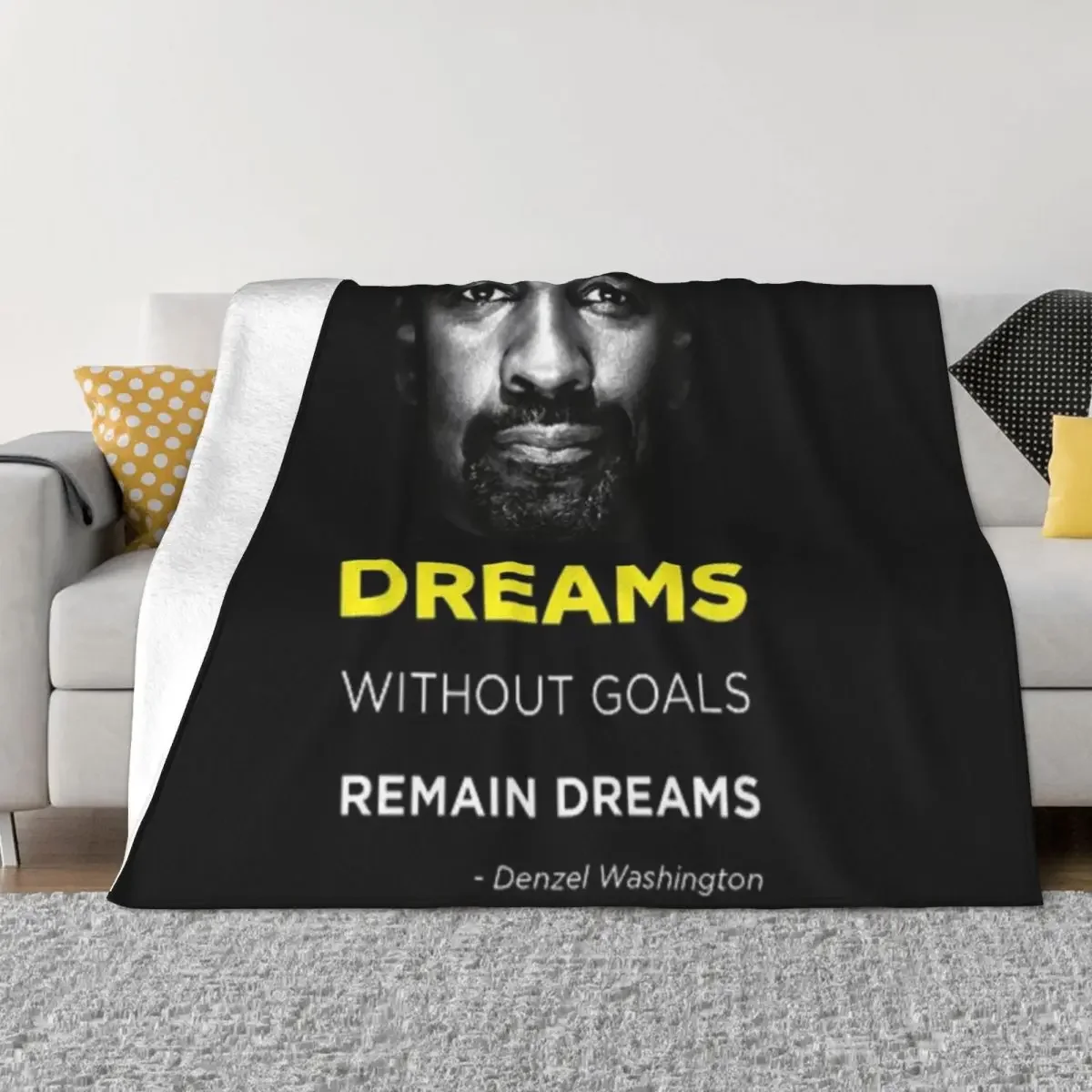 Denzel Washington Throw Blanket bed plaid Extra Large Throw for sofa Moving Blankets