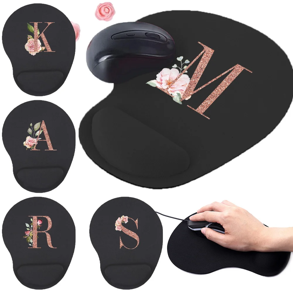 

Черный игровой коврик для мыши Киберспортивный коврик для мыши серии Rose Gold Универсальный настольный и ноутбук Компьютерный офисный маленький противоскользящий коврик