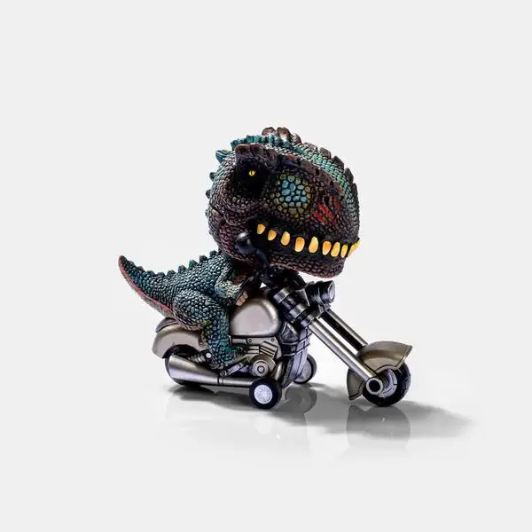 

Tyrannosaurus Rex on His Beloved Scooter Inertial Dinosaur Toy Ornaments