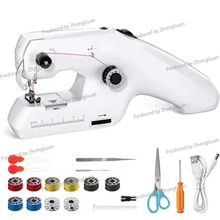 

ZDML-6 Швейная машина Бытовая мини-ручная машина Портативная электрическая швейная машина с двойной нитью