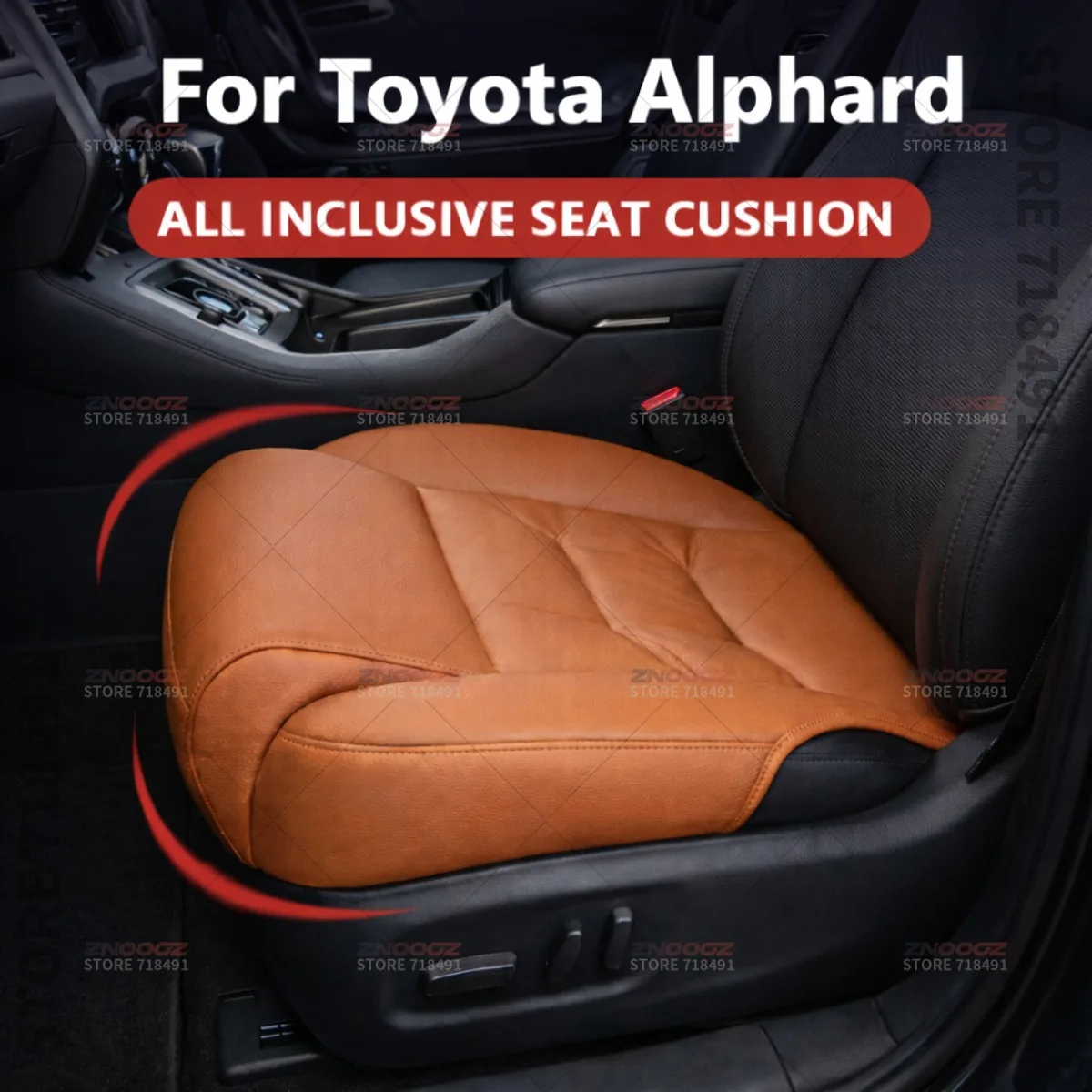 

Подушка-удлинитель для поддержки ног в сиденье автомобиля Toyota Alphard, чехол на сиденье из пены с эффектом памяти, аксессуары для интерьера