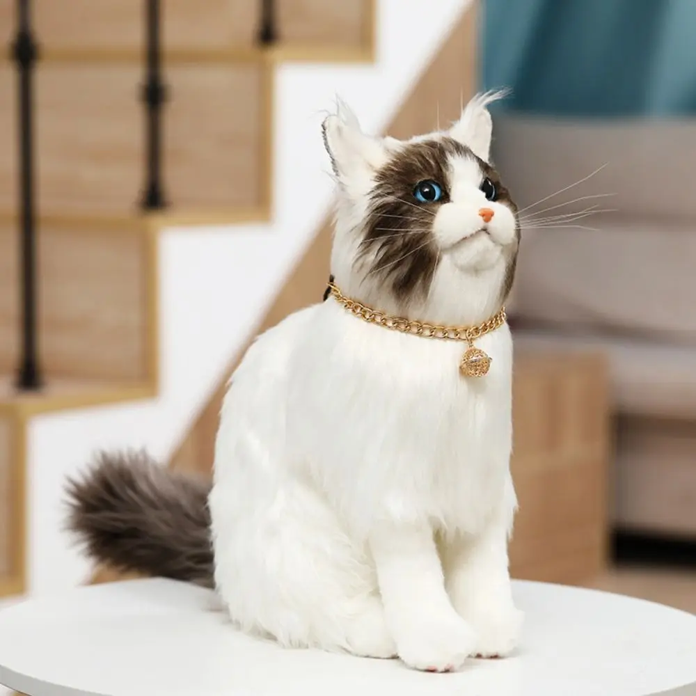 Fashion Classic Pet Metal Necklace Universal Exquisite Dog Neck Chain Eye-catching Hollow Bell Cat Collar Pet Party