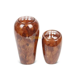 5S MT Full Wood Gear Shift Knob Transfer For Toyota Land Cruiser LC76 LC80 LC100