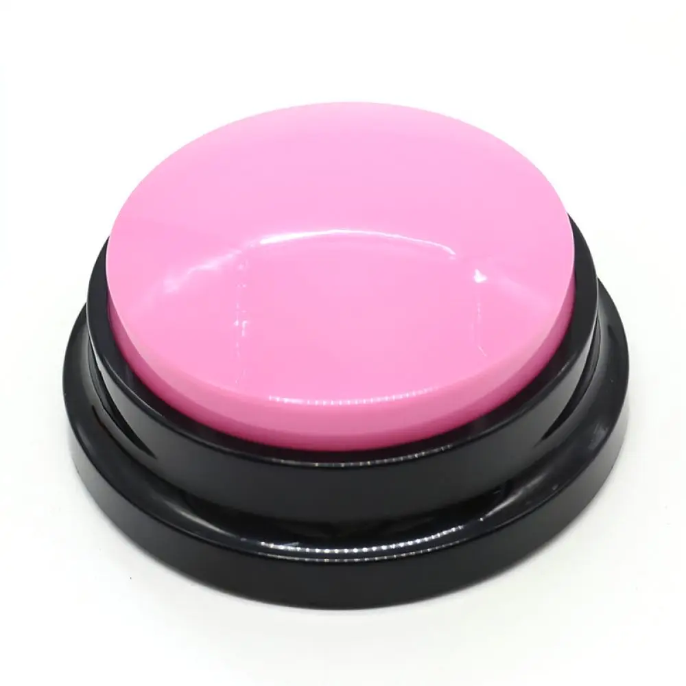 Recordable Pet Button For Dog Communication Training Interactive Voice Sound Box Durable Abs Speech Learning Device Toy