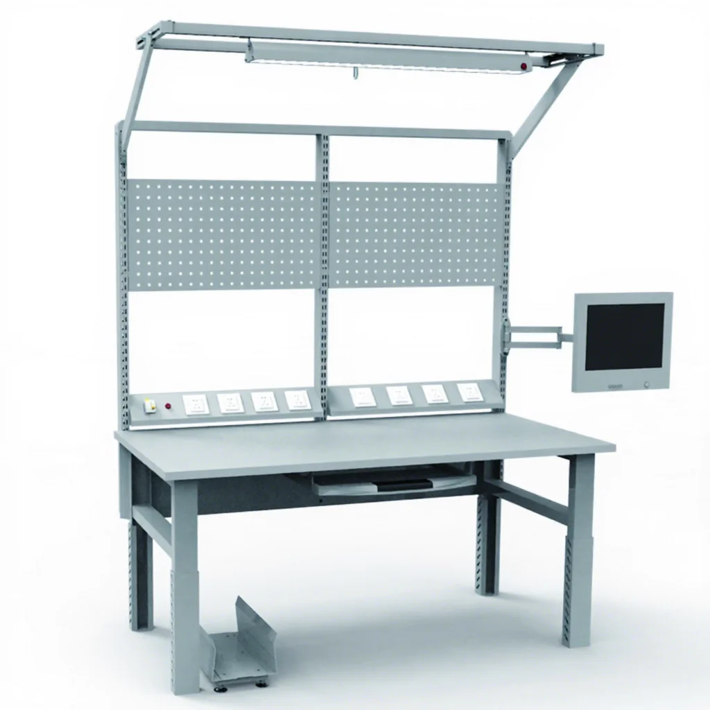 Mechanical Lab Woodworkers Metal ESD Workshop Workbench for Industrial Factory Professional Heavy Duty Mechanic Work Table Pro