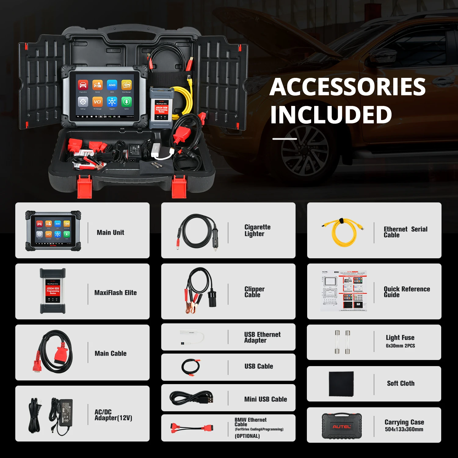 Autel MaxiSYS MS908S PRO II Scanner Diagnose Scann Tool J2534 ECU Programmierung Online Codierung US Ver. von MK908 PRO II, 4000+Test – Detail 23