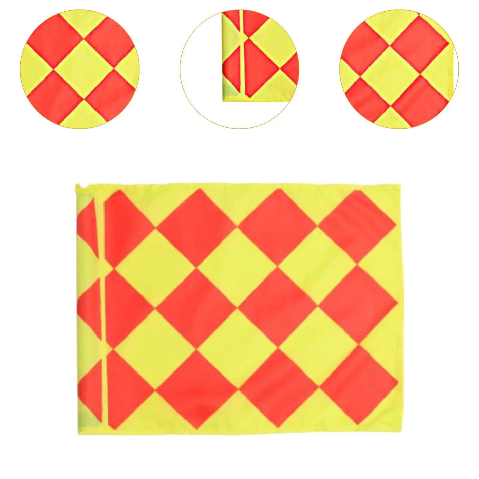علم كرة القدم المرجع بألوان زاهية مقاس 44 سم × 34 سم لممارسة التدريب الرياضي