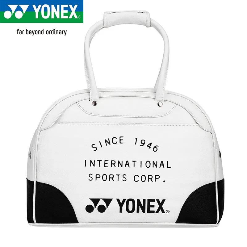 

Высококачественная сумка для ракеток для бадминтона YONEX, вместительная спортивная сумка для ракеток из искусственной кожи, унисекс, портативная, красивая, прочная