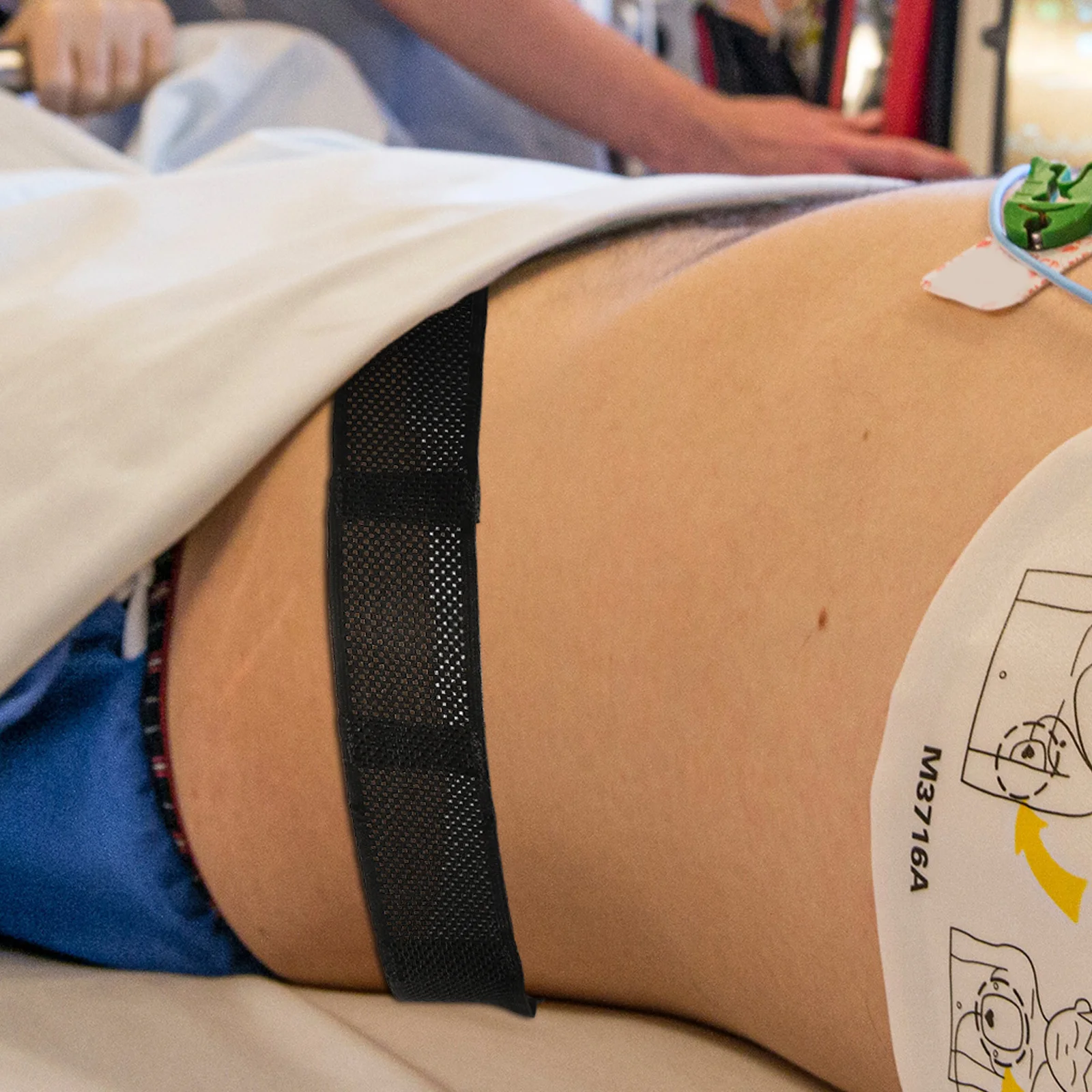 Elastic Waistband Peritoneal Dialysis Belt Adjustable Abdominal Tube Storage Belt Machine Washable Hospital Accessory Teaching