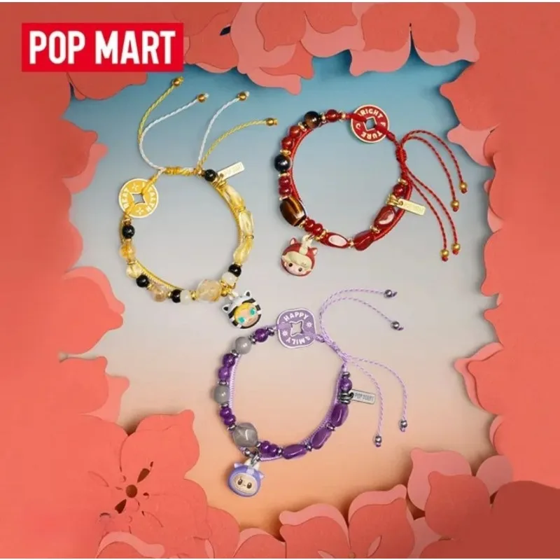 

Браслет POPMART Labubu Have A Good Run Series, изысканный декоративный модный слепая коробка, предметы интерьера, периферийные изделия, подарки на день рождения