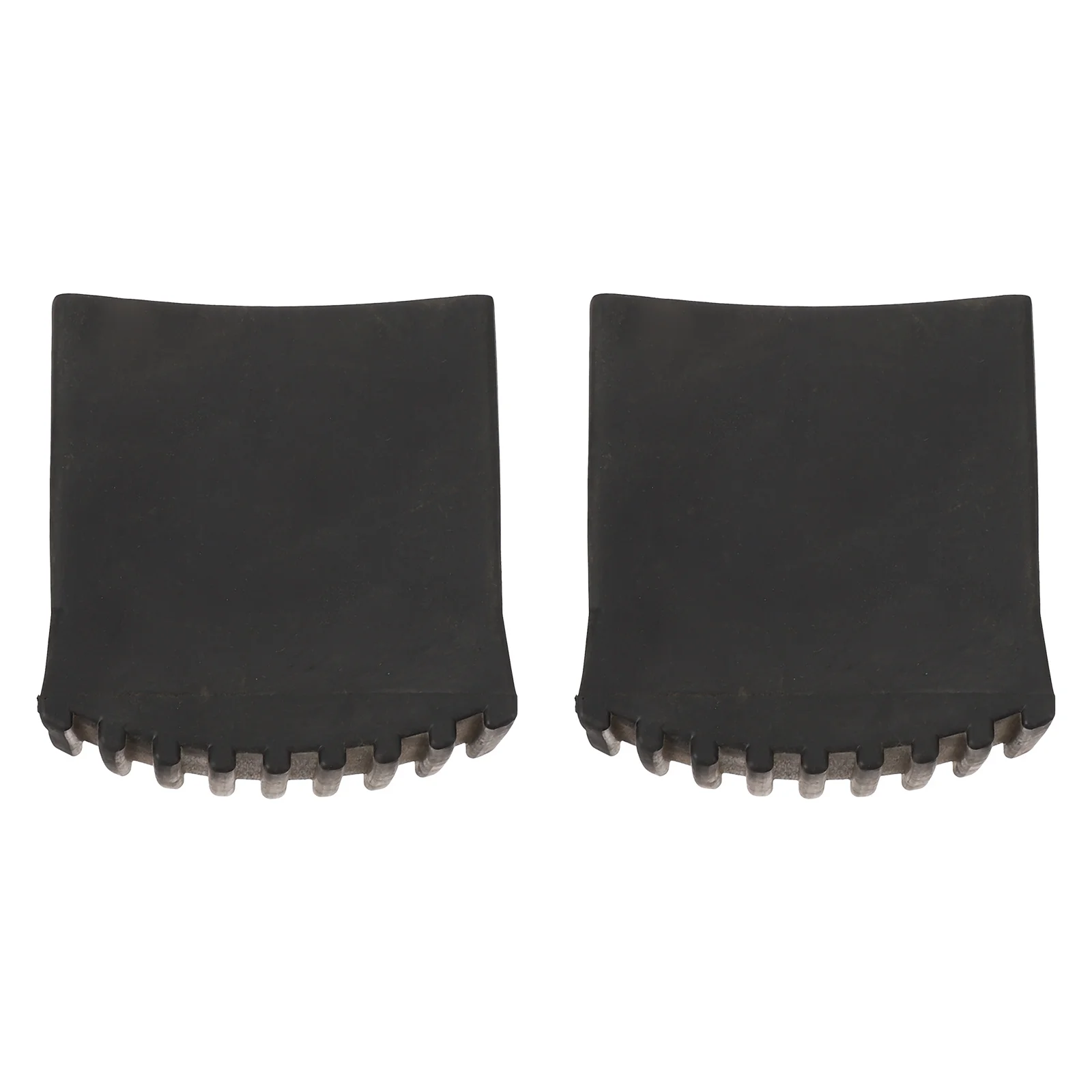 Almohadillas para pies de escalera antideslizantes, cubiertas de repuesto de goma resistentes al desgaste, accesorios de escalera para herramientas de construcción de uso seguro, color negro, 2 uds.