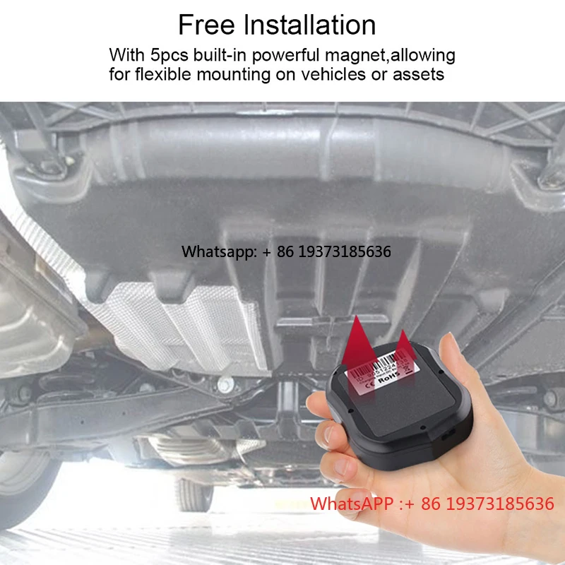 جهاز تتبع Vjoy Magnet GPS TK905B بقدرة 10000 مللي أمبير في الساعة مقاوم للماء بنظام تحديد المواقع العالمي (GPS)