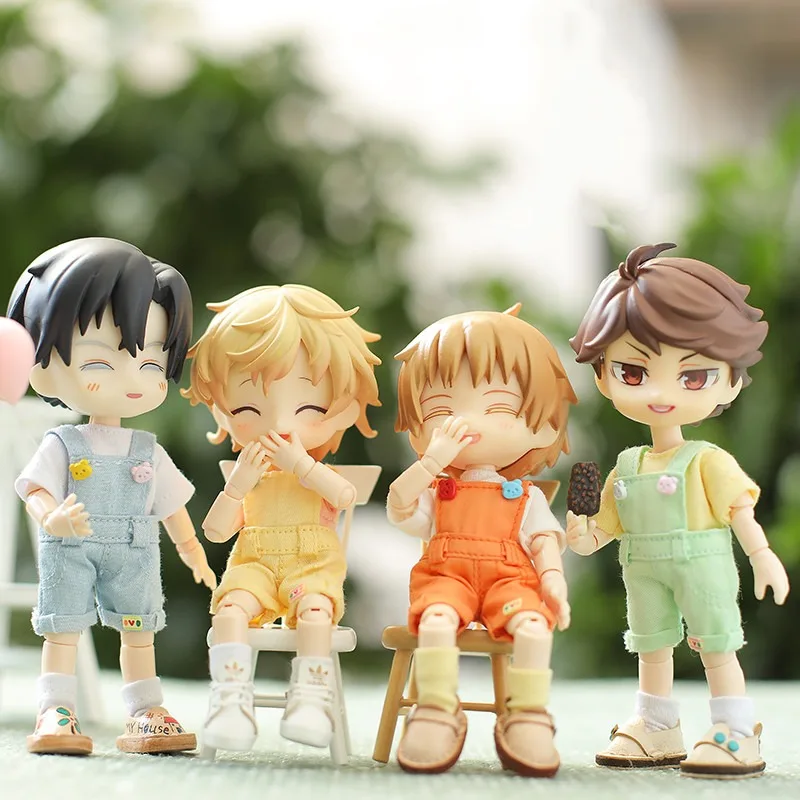 

Ob11 детская одежда obitsu11 GSC 1/12 bjd глиняные штаны повседневные разноцветные цельные шорты на шнурке