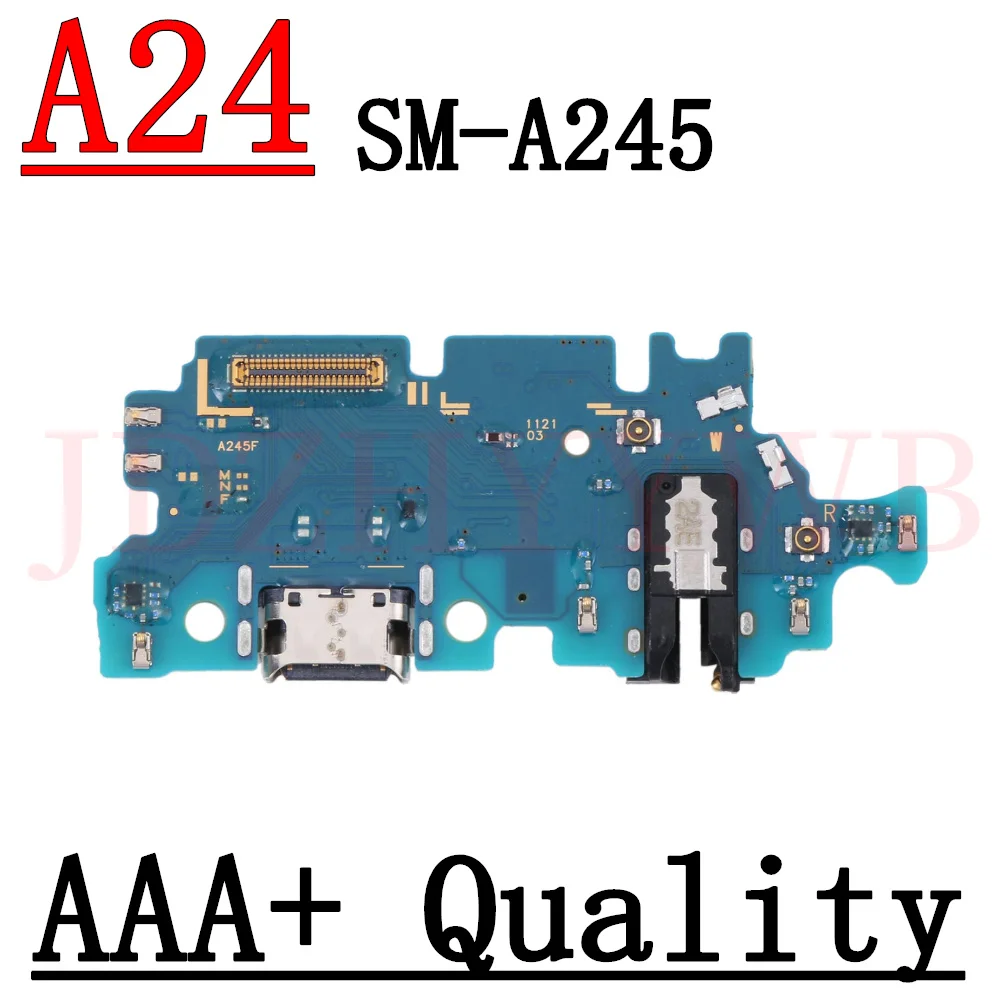 Charging Port Board For Samsung Galaxy A24 4G SM-A245F A245F/DS USB Charge Jack Dock Connector Motherboard Main Flex Cable