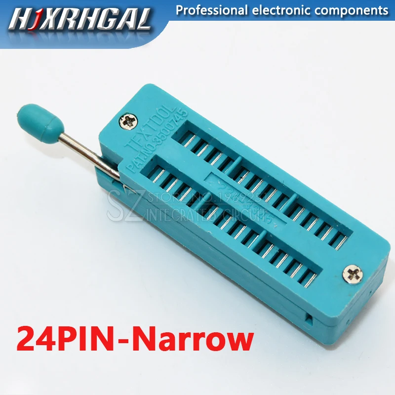 1PCS 14 16 18 20 24 28 32 40 P Pin 2.54 MM Green DIP Universal ZIF IC Socket Test Solder Type IC Connector Socket Test Seat