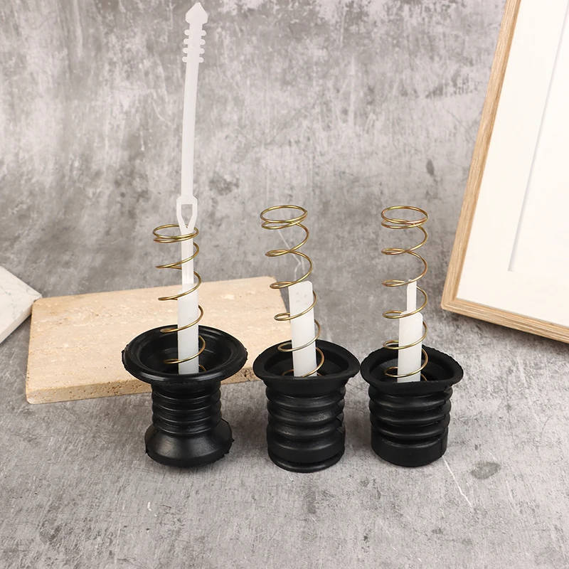 1 Pc Washing Machine Rubber Drain Valve Core Sealing Ring Water Blocking Water Sealing Cup Water Blocking Lever Spring With Cap