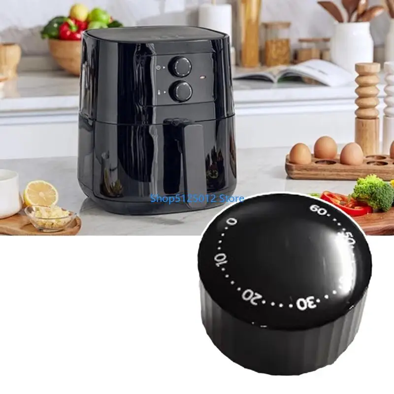 G8TC Black Replacement Knob Timing Knob for HD9200 Series Air Fryers Precise Control Sturdy Construction Simple Installation