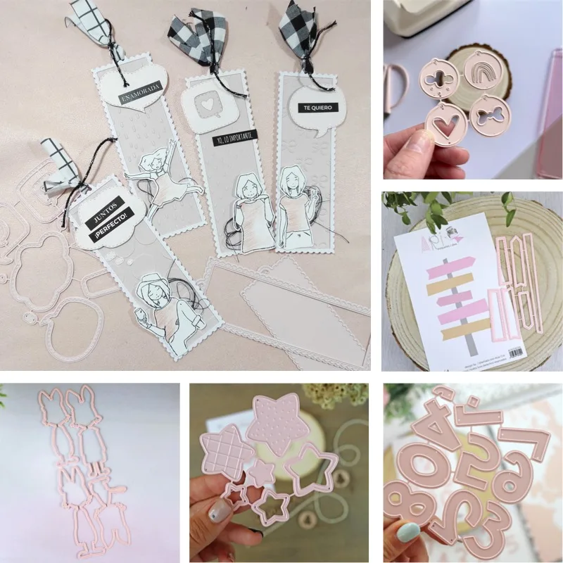 Hohle Sterne und Sterne mit Gittern, Metall-Stanzformen, Scrapbook, Tagebuch, Dekoration, Schablone, Prägevorlage, DIY-Grußkarte