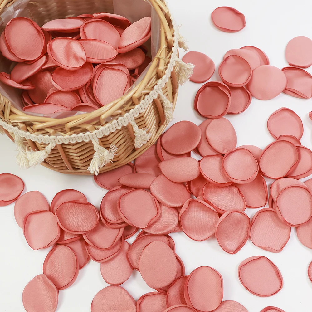 Pink Rose Petals Artificial Flower Petals Decoration for Wedding Accessories Home Decoration Festival Supplies DIY 100pcs
