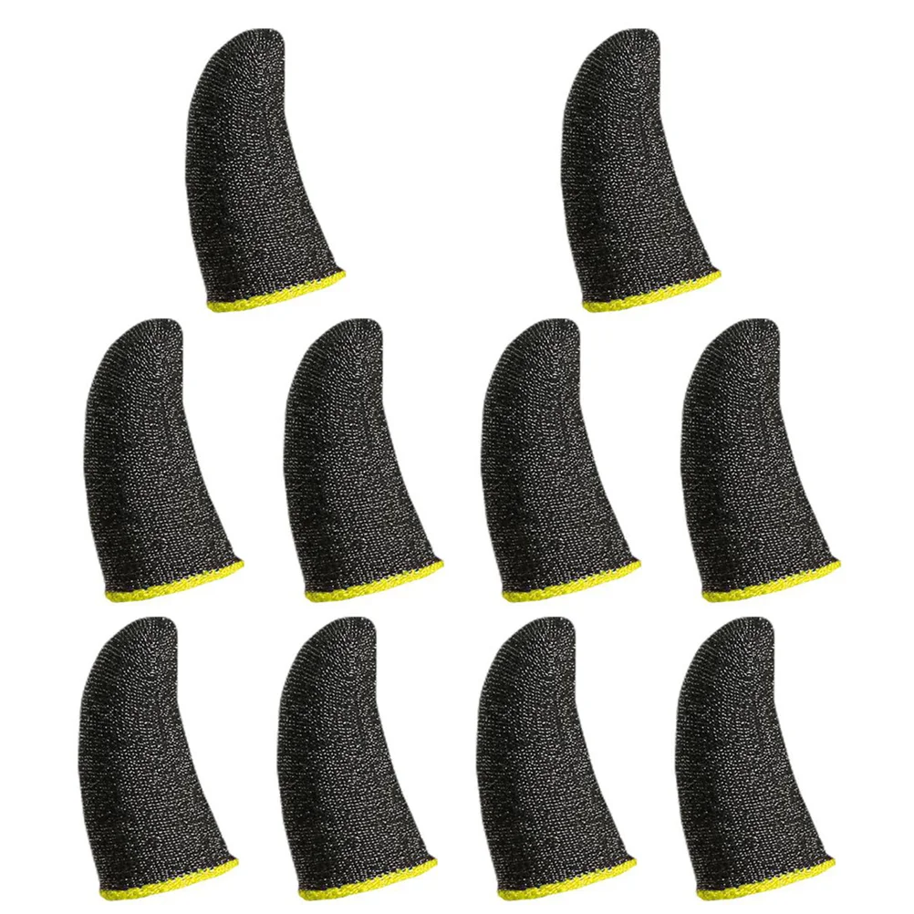 

10Pcs Anti-Sweat Game Thumb Cover Lightweight Breathable for Long-Lasting Dryness Game Finger Sleeve Gaming Finger Cover