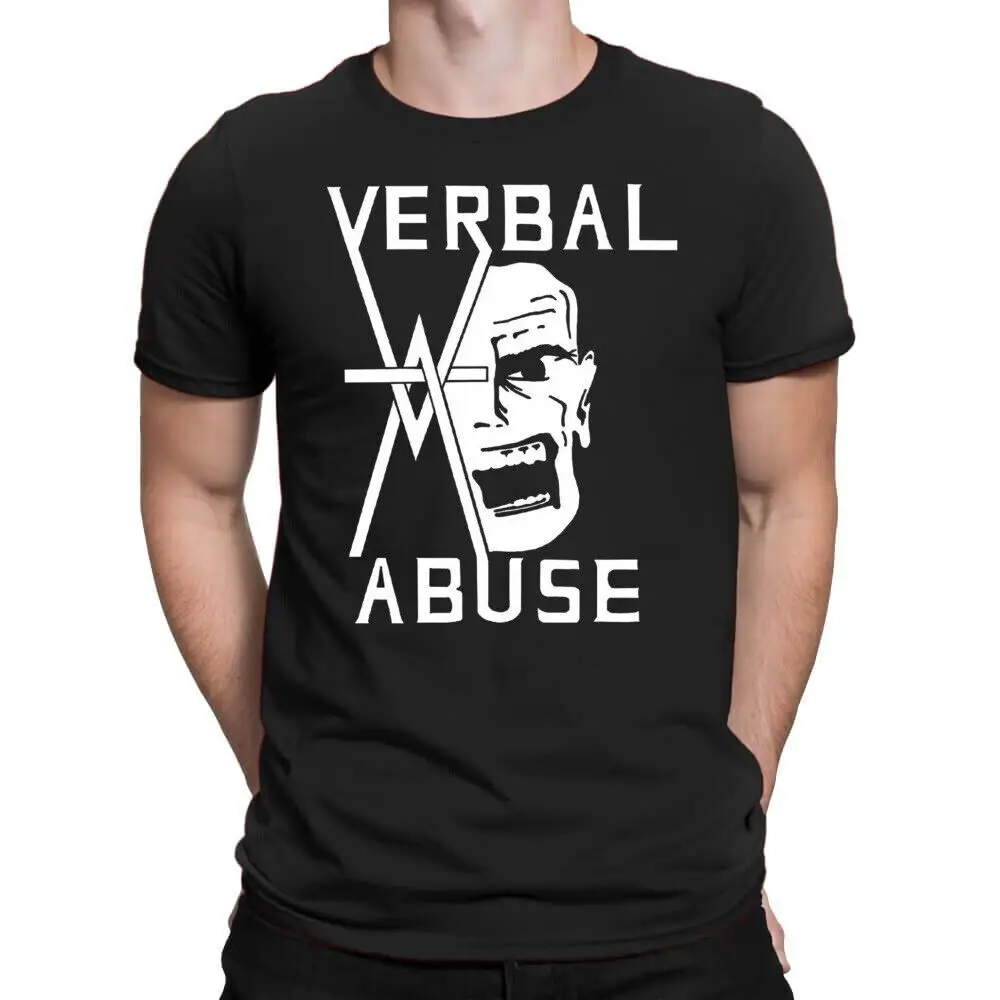 BEST TO BUY Verbal Abuse American White Font Night Music S-5XL T-Shirt