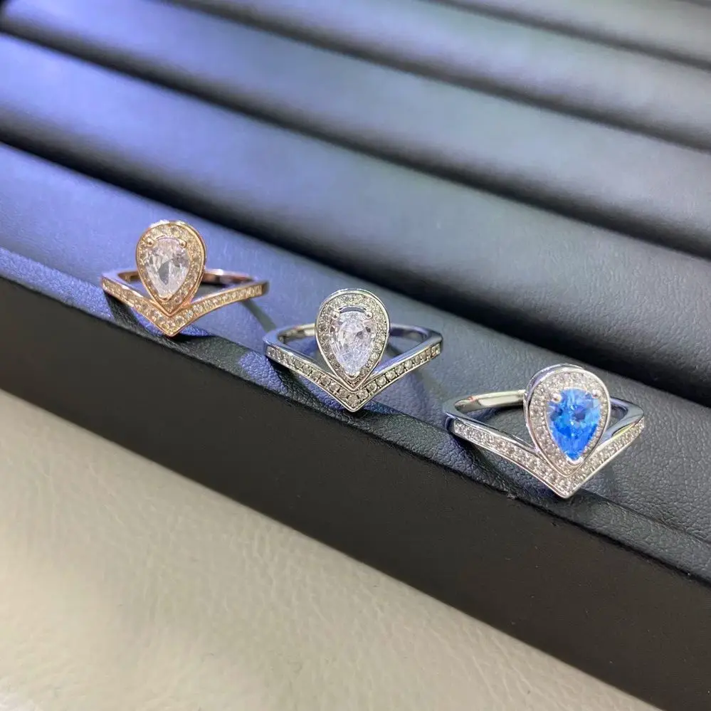 

Французская роскошная корона V-образной формы с бриллиантами, модное женское кольцо, серебро, высокое качество, 5А, циркон, блестящий подарок на помолвку и вечеринку