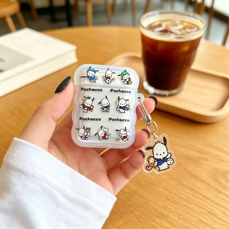 Cute Cartoon Multi-Pacha Dog Earphone Case for AirPods Pro2/Pro3/4 3 2 1 Shockproof with Pendant