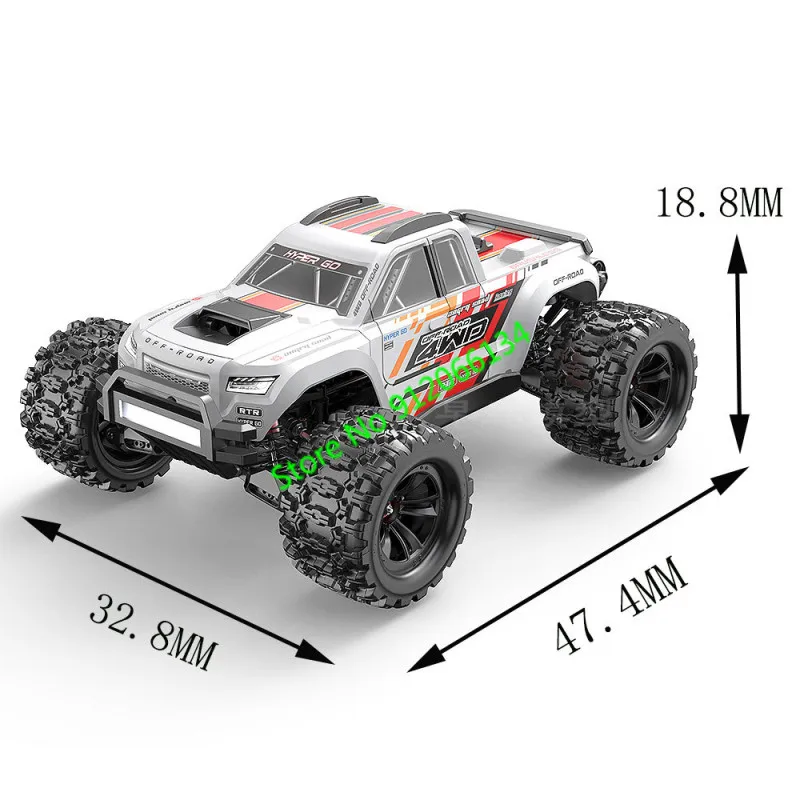 Professionale 1:10 Drift Competition Brushless RC Car Truck 90 KM/H 4WD trasmissione in metallo fuoristrada camion radiocomandato ad alta velocità