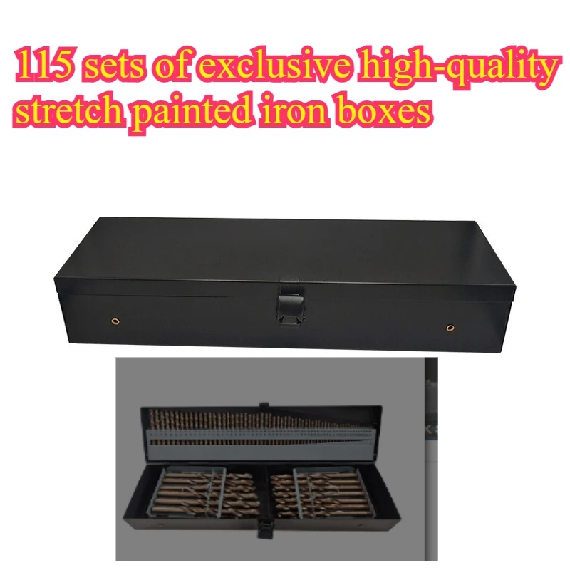 

Cobalt High-speed Steel Twist Drill Bit Set, Imperial Drill Number, Letter Drill Set