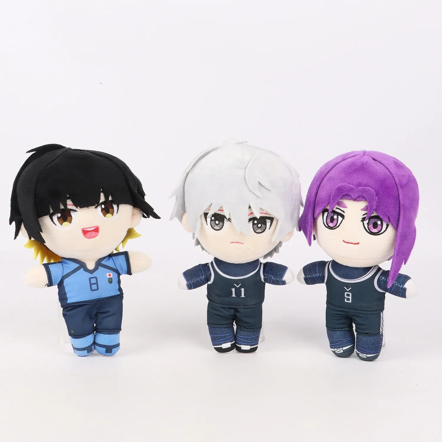 

Blue Lock Plush Bachira Meguru Nagi Seishiro Mikage Reo Anime Figure Dolls Anime Lover Peripheral Collection Kids Birthday Gifts