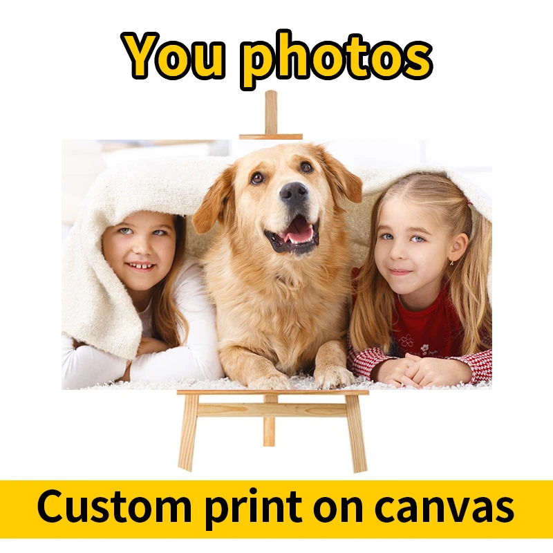 

Custom Print Canvas Decorative Paintings By Your Photo Poster Personalized Gift Customize Any Size Wall Art Pictures Home Decor