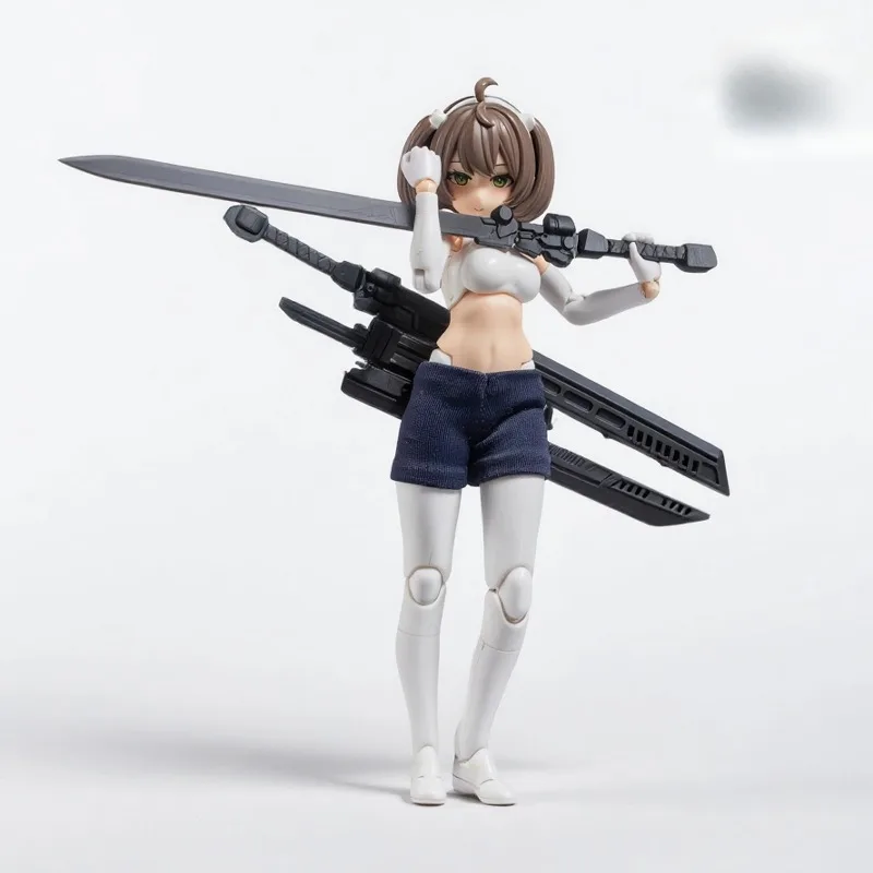 GP Series 2025 1/12 Scale Resin Mobile Suit Girl Single-tool Double-pole Knife Tail for 6in Action Figure Body Arms Accessory