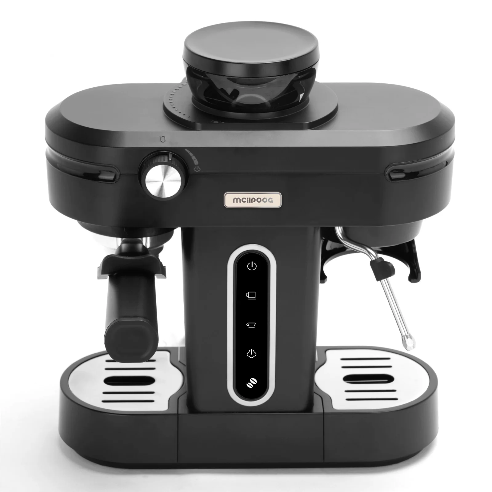 20Bar Electric Home Grain Grinder Manual Espresso Machine Coffee Maker