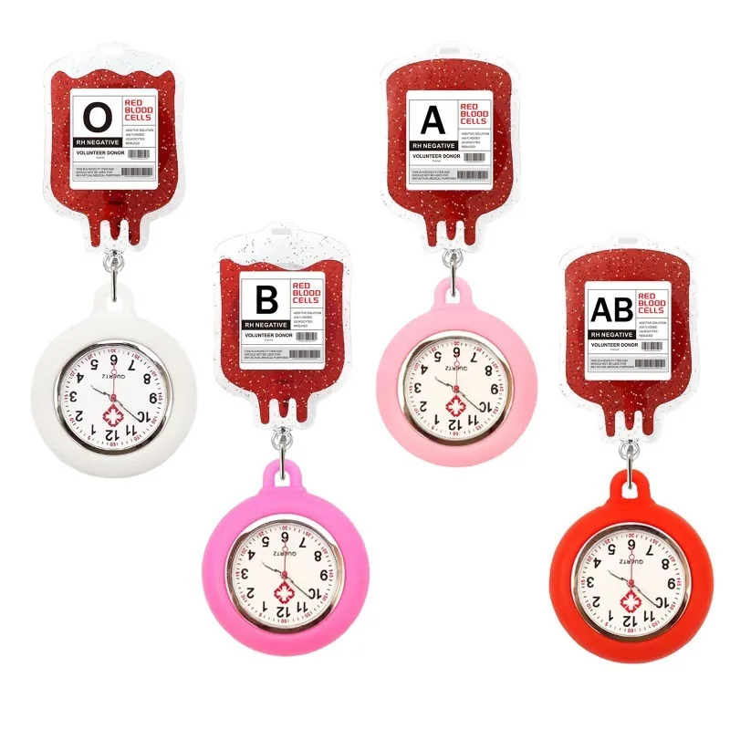 

Сумка Blood Type IV, катушка для значка часов, выдвижной держатель для удостоверений личности, зажим для медсестер, врачей, медиков, мультяшного работника, держатель для удостоверений личности, зажим