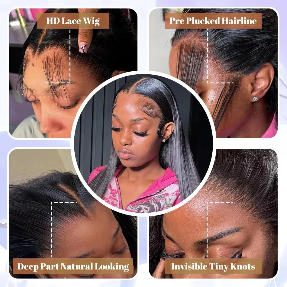 Thumbnail 4 - #17 New Full Lace Natural Hairline Wigs Arrivals