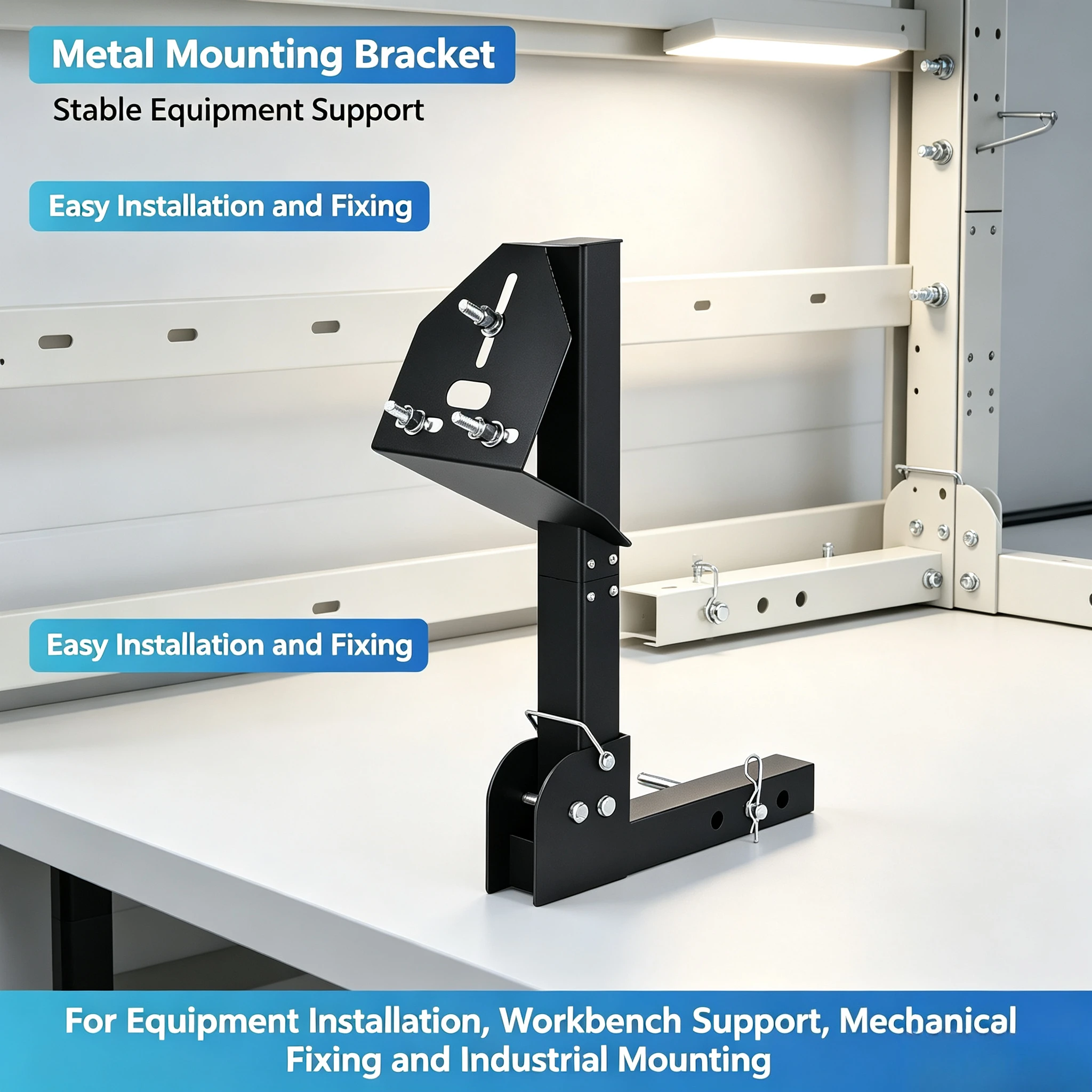 2 Inch Folding Spare Tire Mount Bracket, Universal Spare Tire Carrier for SUV RV Off-Road Vehicle Rear Spare Wheel Fixing