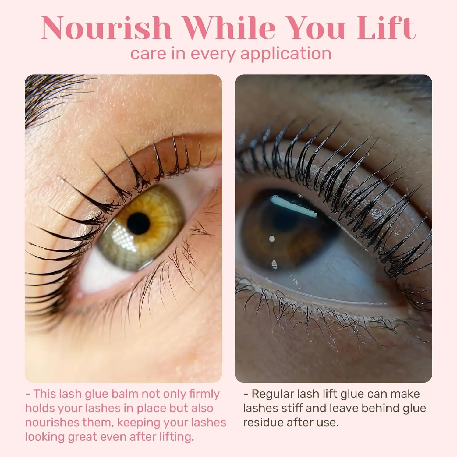 PERMANIA Lash Lift Glue Lash Lift Glue Balm Rosa Perfume Secagem Rápida Bálsamo Adesivo para Perming de Cílios e Laminação de Sobrancelhas