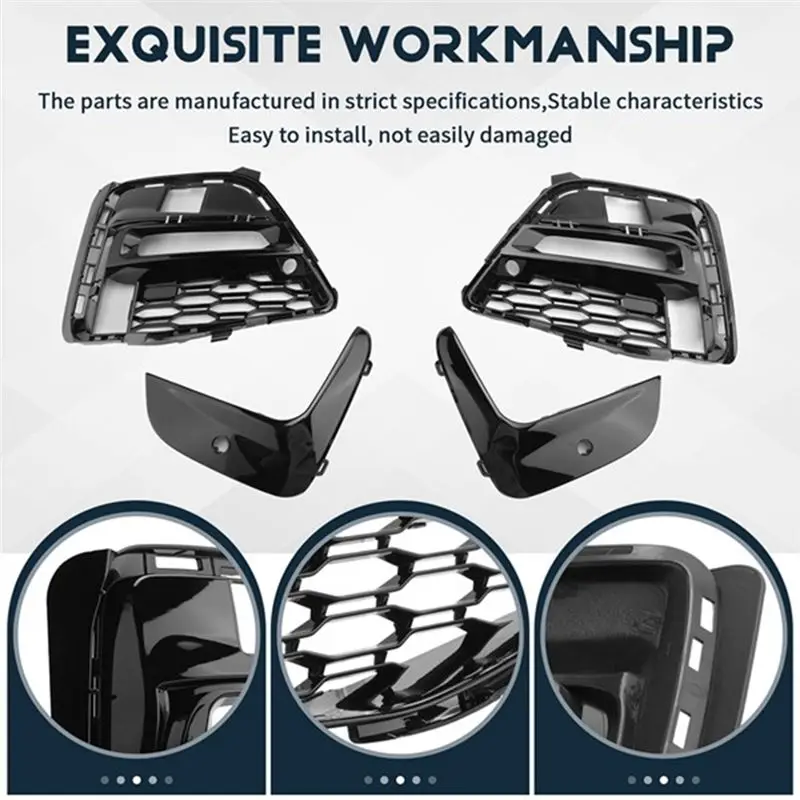 Fog Light Grille For BMW Fog Light Trim Fog Light Frame For BMW 3 Series G20 G28 320Li 325Li 19-22 Left 51118069371 51118089207-