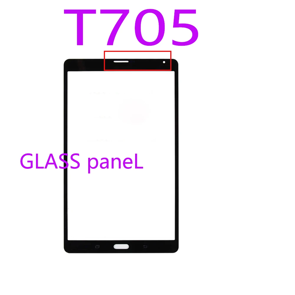 8.4'' For Samsung Galaxy Tab S 8.4 T700 T705 T705C SM-T705 SM-T700 Touch Screen Panel Tablet Front Outer Glass Lens Replacement