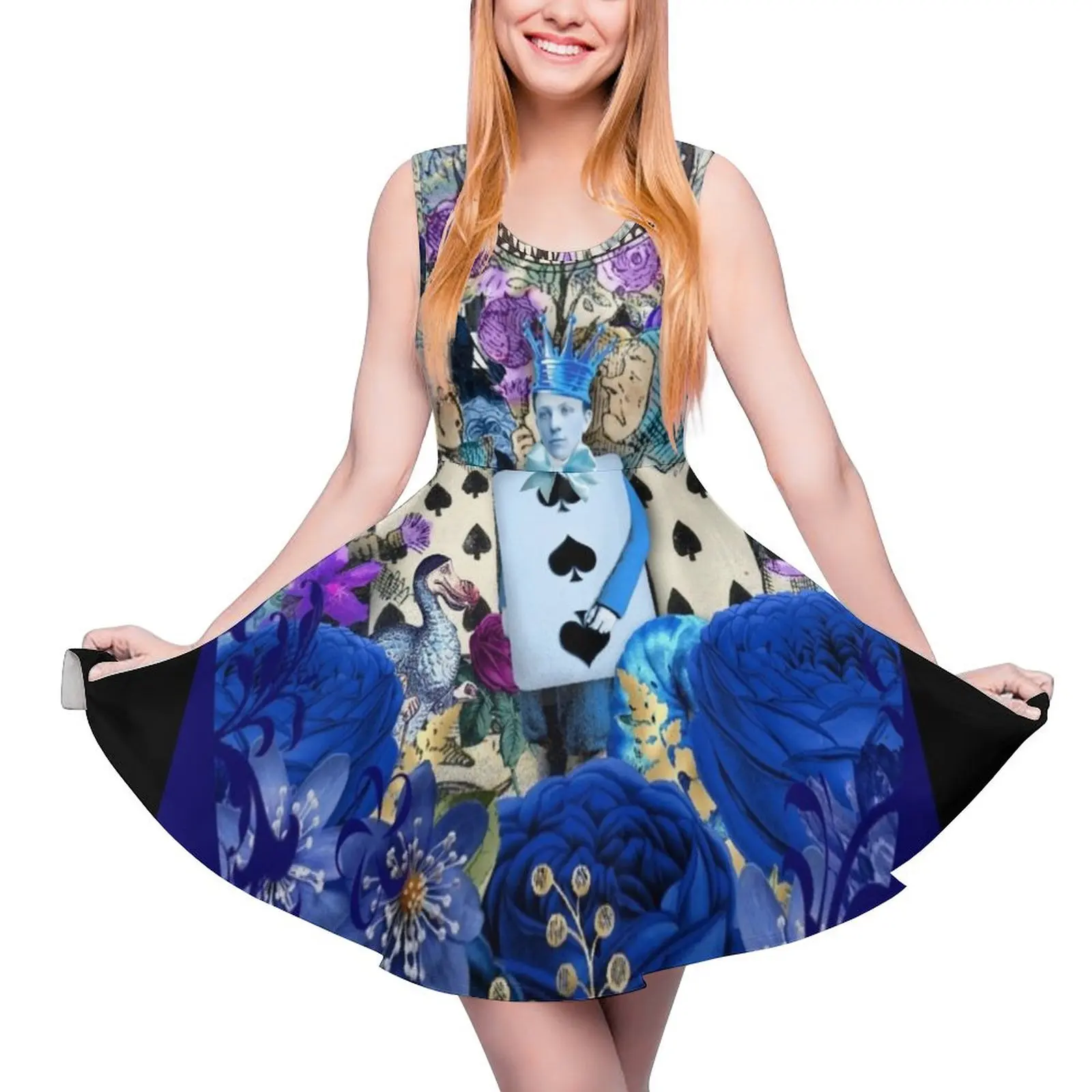 

blue alice Sleeveless Dress Women"s dress elegant women"s dresses sale