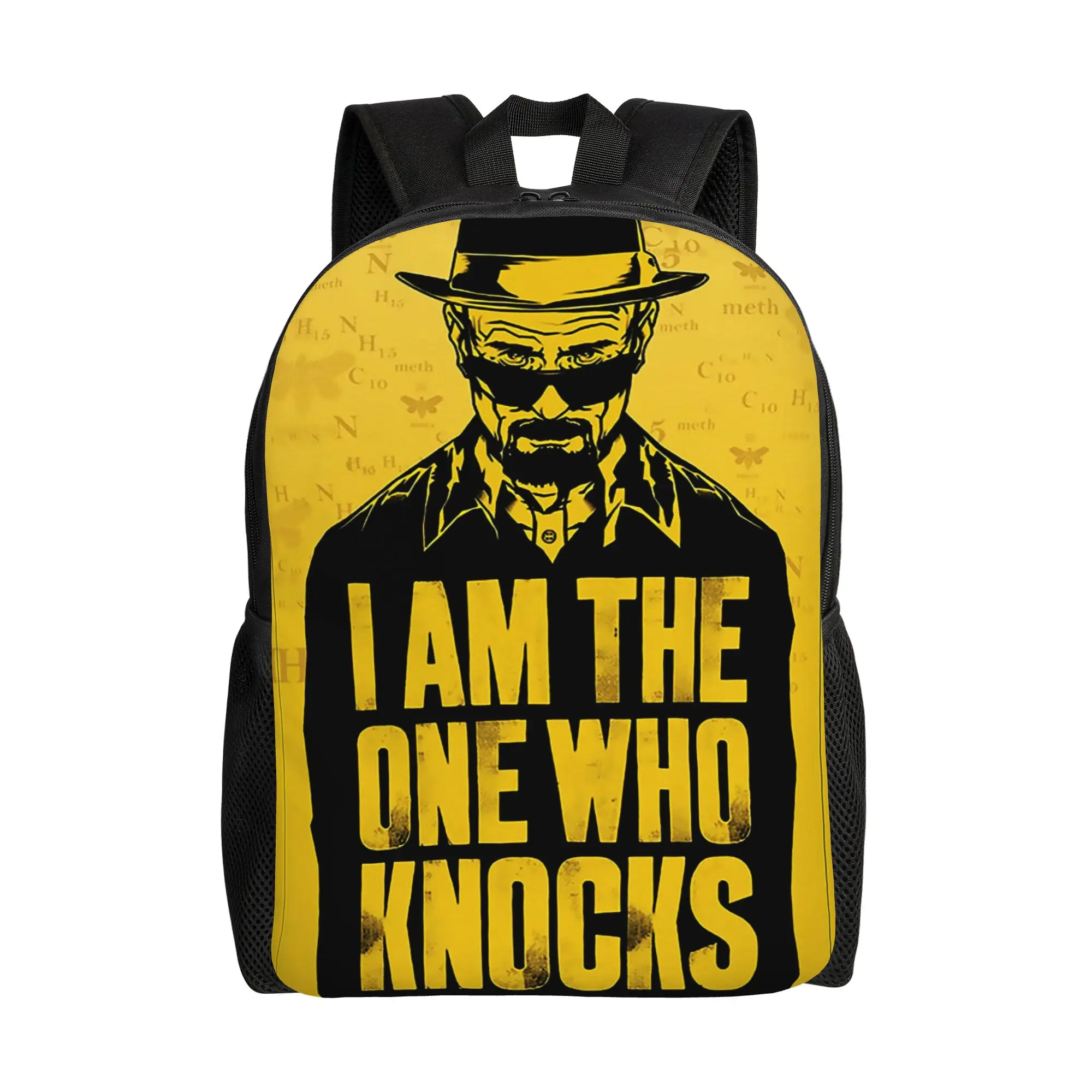 

Рюкзак Breaking Bad Heisenberg: повседневный, спортивный, студенческий, деловой, в стиле Уолтера Уайта, для мужчин и женщин, холщовая сумка для колледжа