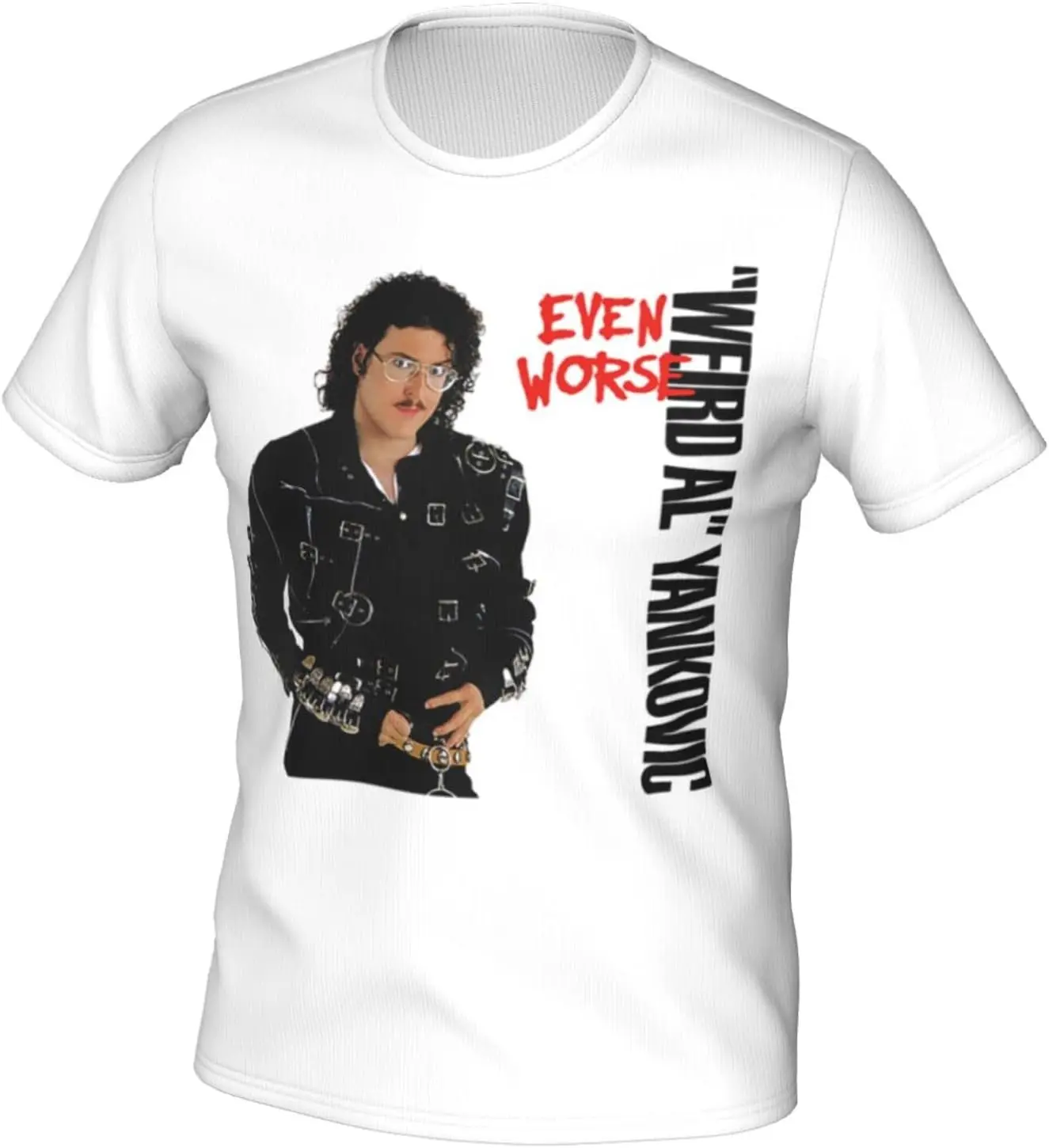 Weird Al Yankovic Even Worse T Shirt Man's Casual Tee Summer Exercise Crew Neck Short Sleeves Clothes