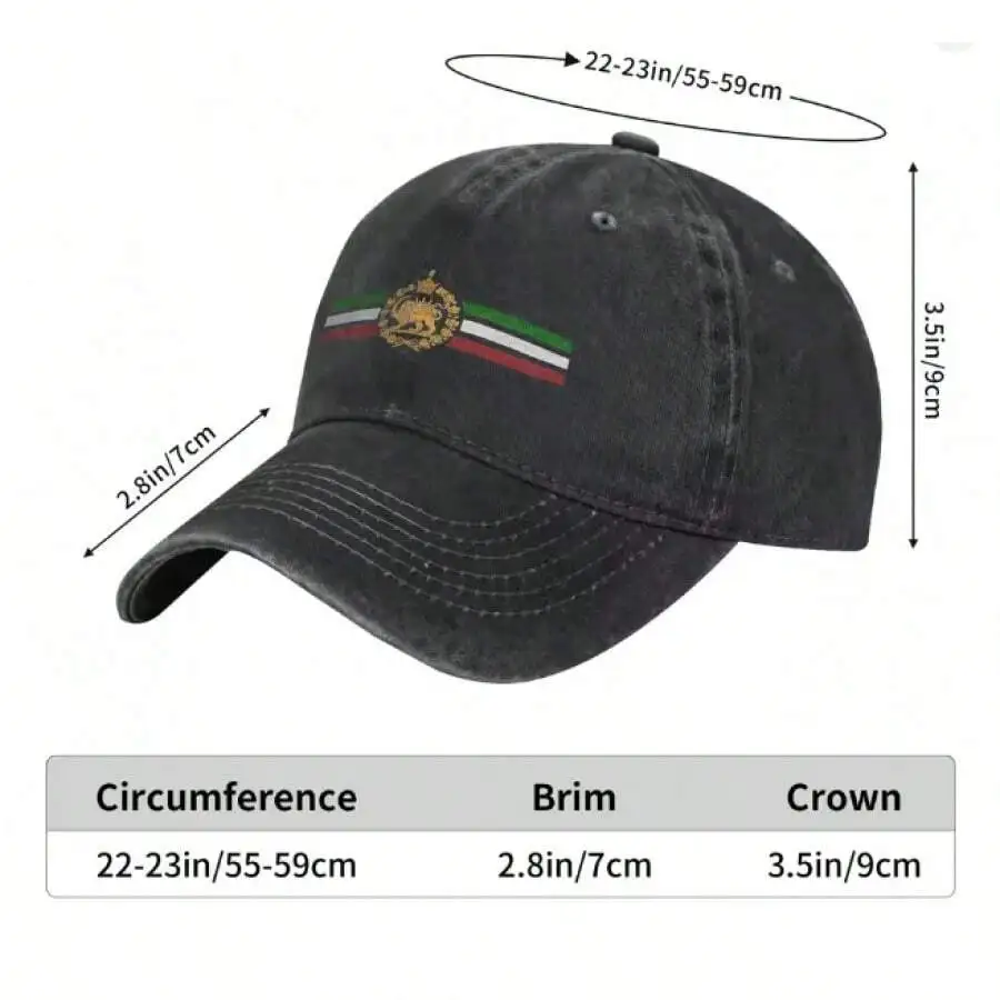 

Washed Denim Dad Cap Adjustable Baseball Hat Casual Sun Protection