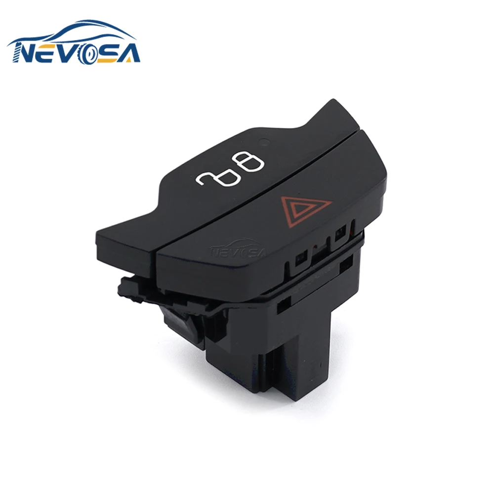 NEVOSA 1519127 Hazard Warning Light Button Lock Unlock Switch For Ford B-MAX C-MAX Ecosport Fiesta Focus Kuga Transit 2008-2019