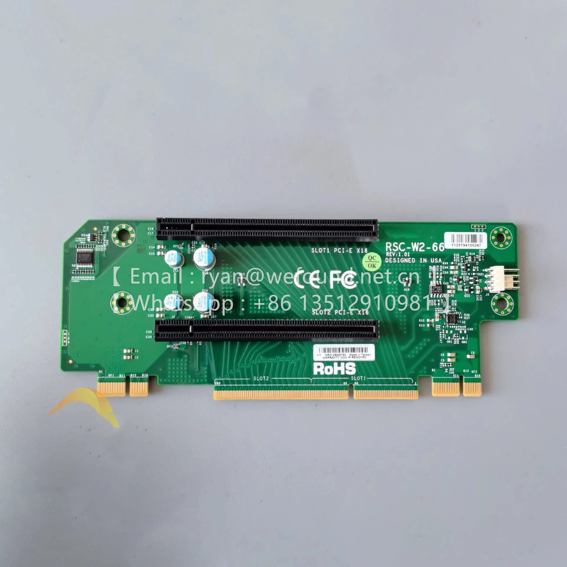 RSC-W2-66 Riser card