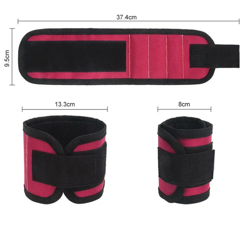 1PCS Magnetic Wristband for Holding Screws,Nails,Drilling Bits,Wrist Tool Holder Belts with Strong Magnets,Cool Gadgets for Men