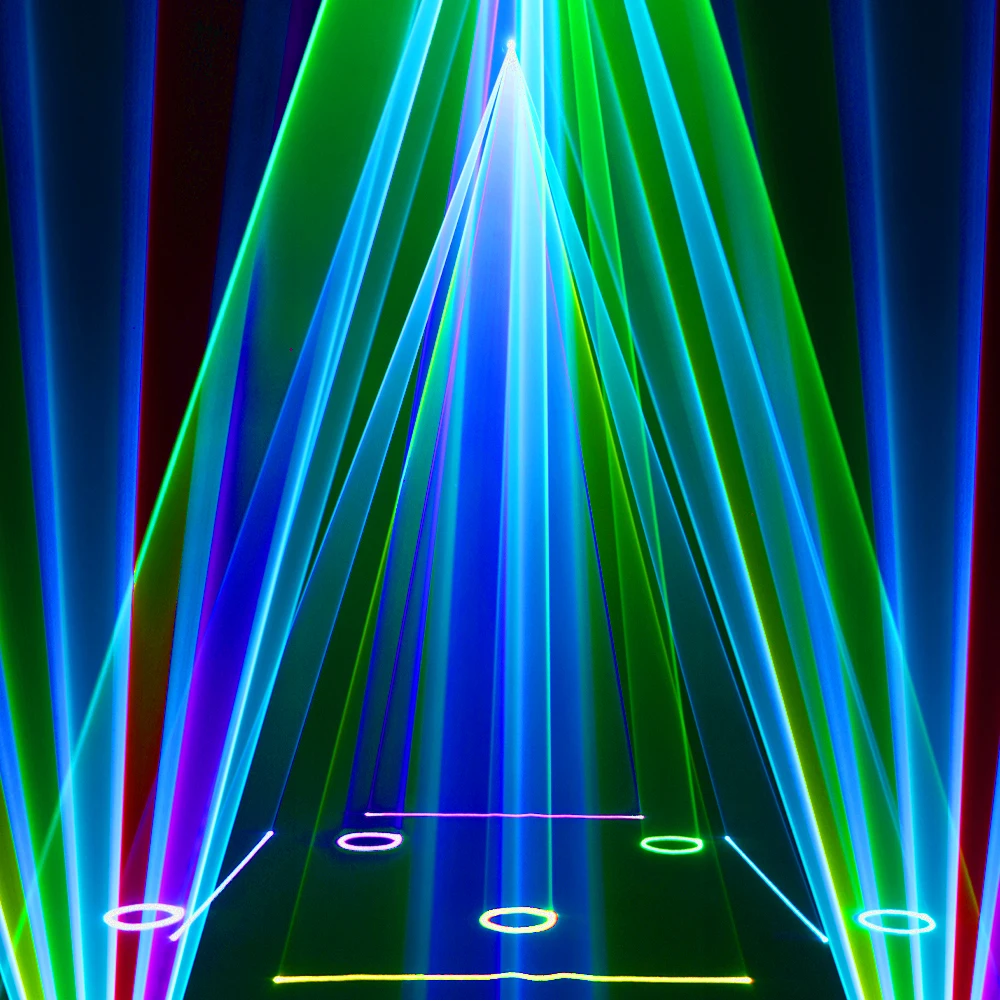 CONSTELLASER 25KPPS 12W Waterproof IP65 RGB Animation Laser Light APP Conctrol Touch Screen Menu for Dj Disco Outdoor Concert