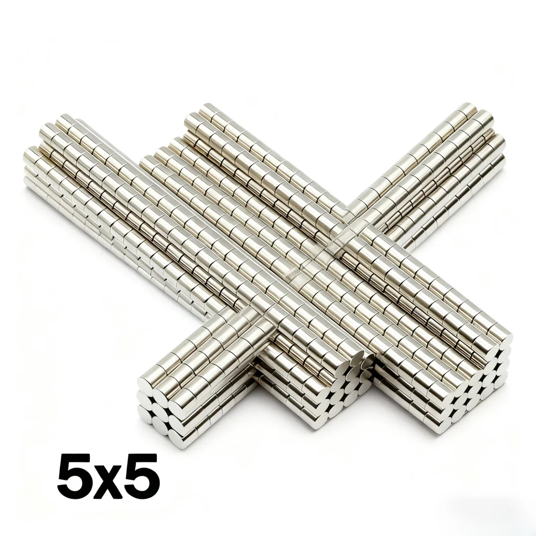 5x5mm Super Strong Magnet N35 Round Magnetic NdFeB Neodymium Magnet Powerful Disc imanes Refrigerator Magnets