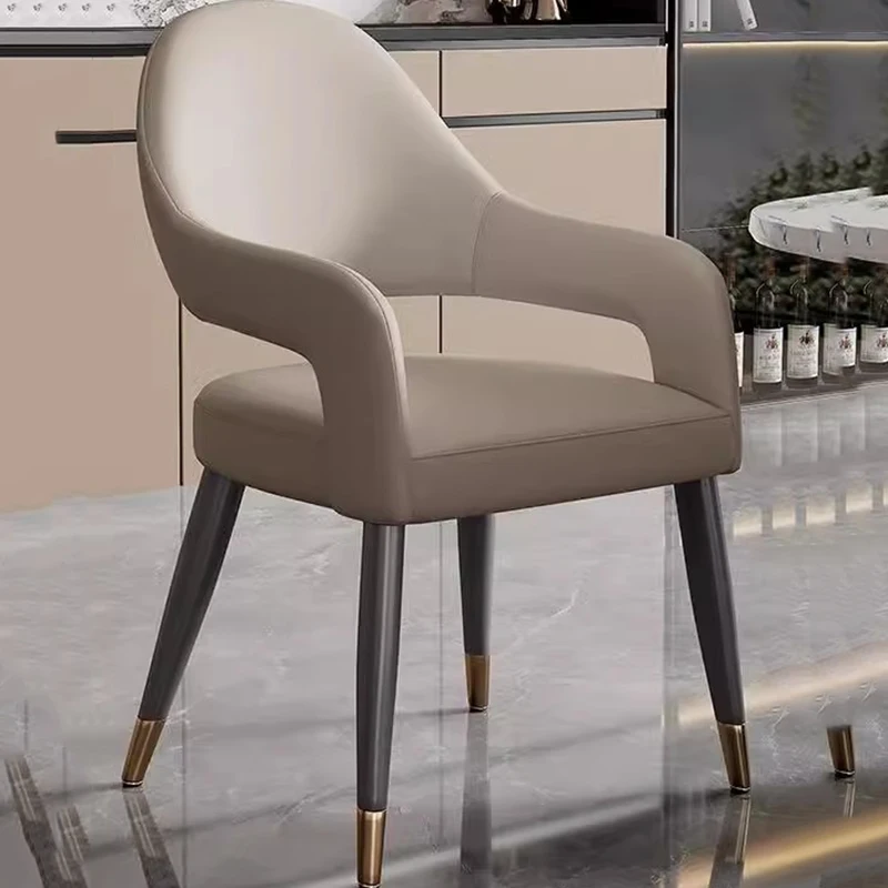 

Designer European Dining Chair Modern Vintage Bedroom Minimalist Dining Chair Lazy Grey Sillas Para Sala De Estar Furniture